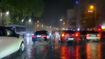 Une averse a causé des inondations à Sinop