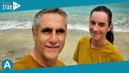 Laurent Jalabert in love de sa jeune compagne : "promenade en amoureux" et langoureux baiser à vélo