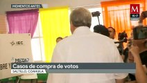 Autoridades reportan casos de compra de votos en Saltillo, Coahuila