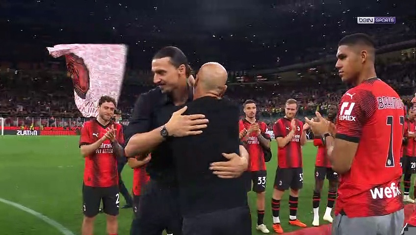Serie A : Zlatan Ibrahimovic, en pleurs, annonce la fin de sa carrière à San Siro