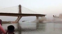 Hindistan'da inşaatı süren köprü ikinci kez çöktü