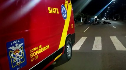 Forte colisão na Av. Interlagos, deixa motociclistas feridos