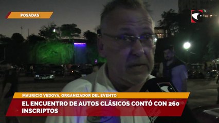 El encuentro de autos clásicos contó con 260 inscriptos