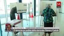 Suman 22 denuncias por delitos electorales en Estado de México y Coahuila