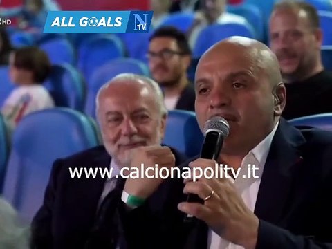 Festa Scudetto Napoli intervista Aurelio De Laurentiis 4/6/23