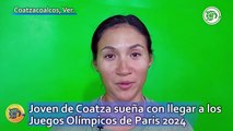 Joven de Coatza sueña con llegar a los Juegos Olímpicos de Paris 2024