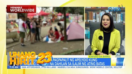 Kapuso sa Batas- Usapan tungkol sa pagpapalit ng apelyido | Unang Hirit