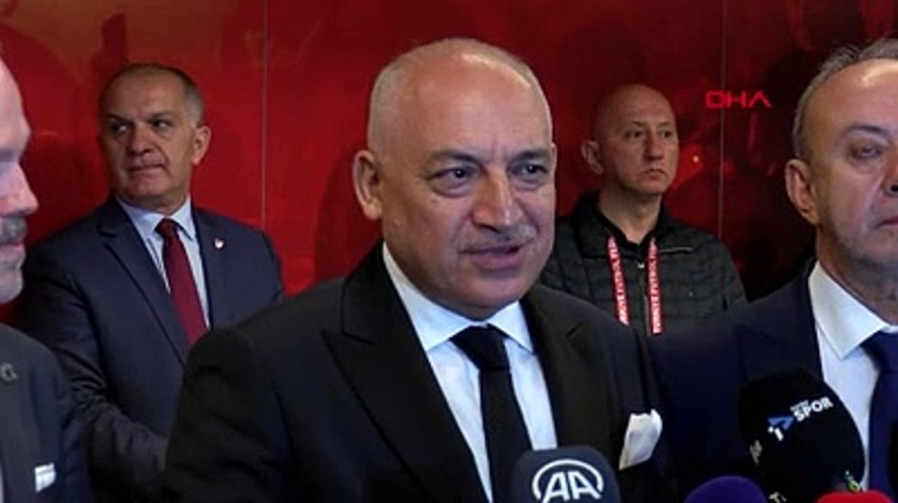 TFF Başkanı Mehmet Büyükekşi'nin derbi sonrası açıklamaları
