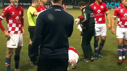 On-field racism accusation in Australia Cup Qualifying Canberra match