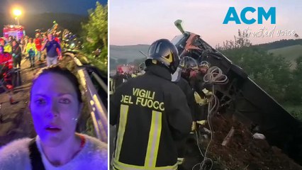 FlixBus crash: Australian passenger slams response following fatal bus crash in Italy