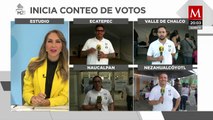 Inicia conteo de votos en casillas electorales de Ecatepec y Valle de Chalco, Edomex