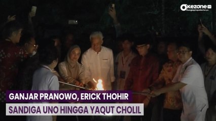 Download Video: Momen Ganjar Pranowo, Erick Thohir, Sandiga Uno hingga Yaqut Cholil Terbangkan Lampion Waisak di Candi Borobudur