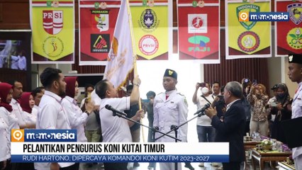 Pelantikan Pengurus Baru KONI Kutai Timur Dirangkai Penyerahan Bonus