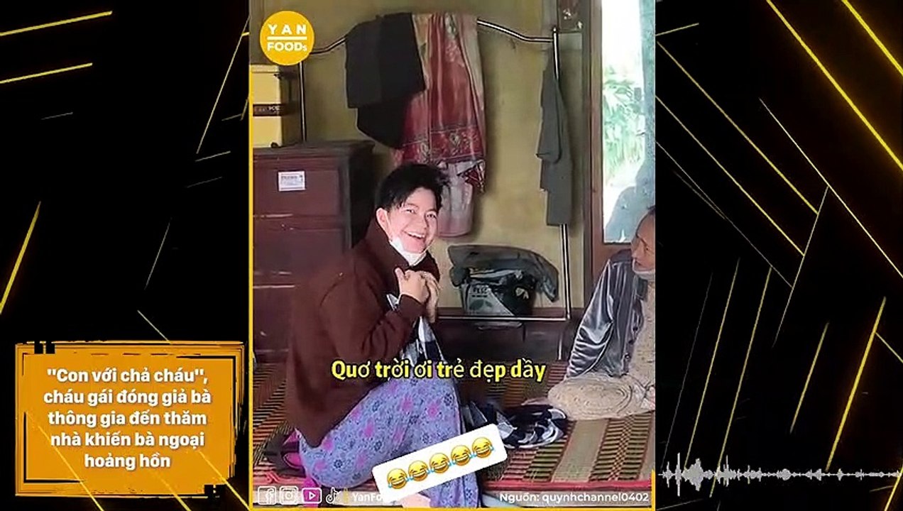 "Con với chả cháu", cháu gái đóng giả bà thông gia đến thăm nhà khiến bà ngoại hoảng hồn