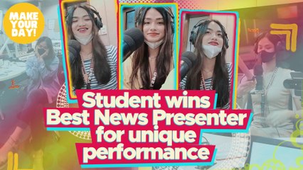 23-Year-Old Student Carly Castillo Crowned Best News Presenter in Surprise Win 🎤