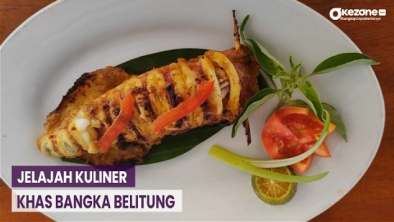Lezatnya Mencicipi Cumi Bakar Bumbu Kuning Kuliner Khas Bangka  Belitung