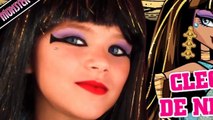 Cleo De Nile Monster High Doll Costume Makeup Tutorial for Halloween