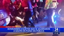 Pueblo Libre: intervienen a sujetos que se agarraron a golpes en plena calle