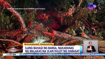 Ilang bahagi ng bansa, nakaranas ng malakas na ulan dulot ng habagat | BT