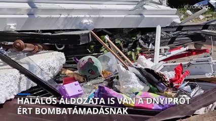 Halálos áldozata is van a Dnyiprót ért bombatámadásnak