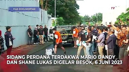 Besok! Sidang Perdana Mario Dandy dan Shane Lukas Digelar Secara Terbuka