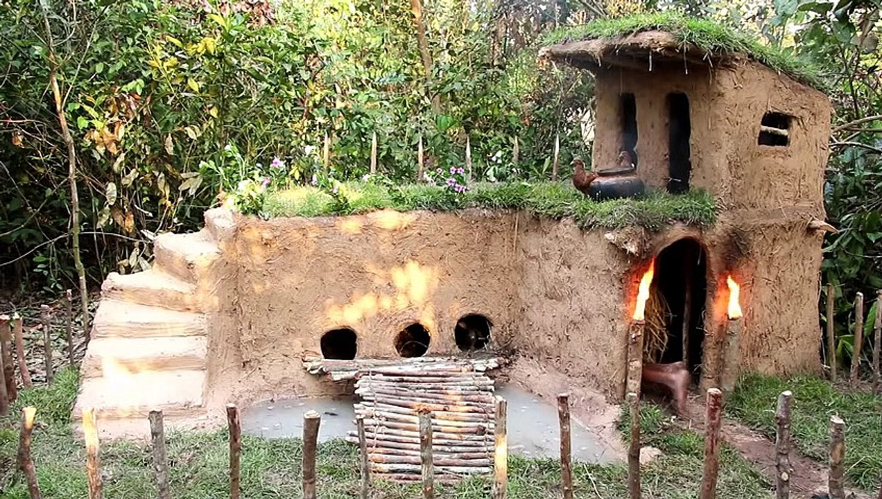 Building A beautiful Natural Home In Deep Jungle - Part 2