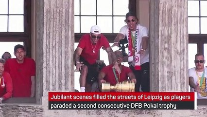 Leipzig lets loose to celebrate DFB-Pokal triumph