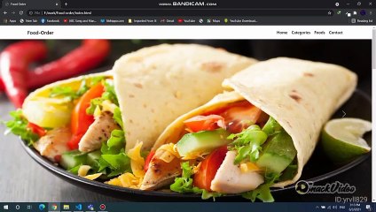 FOOD APP FRONTEND USING PHP