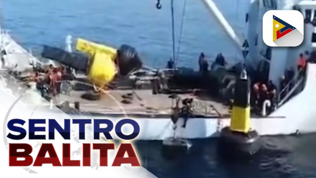 Lagay ng 2 boya na inilagay sa WPS, aalamin sa oras na bumuti ang lagay ng panahon; 8 sa 10 boya, nananatili umanong intact sa loob ng EEZ