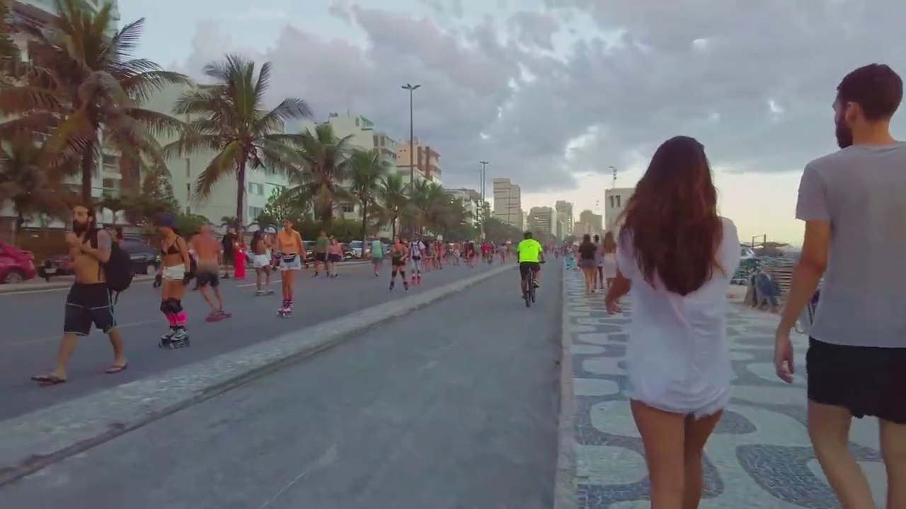 Leblon Beach Boardwalk —  Rio de Janeiro, Brazil