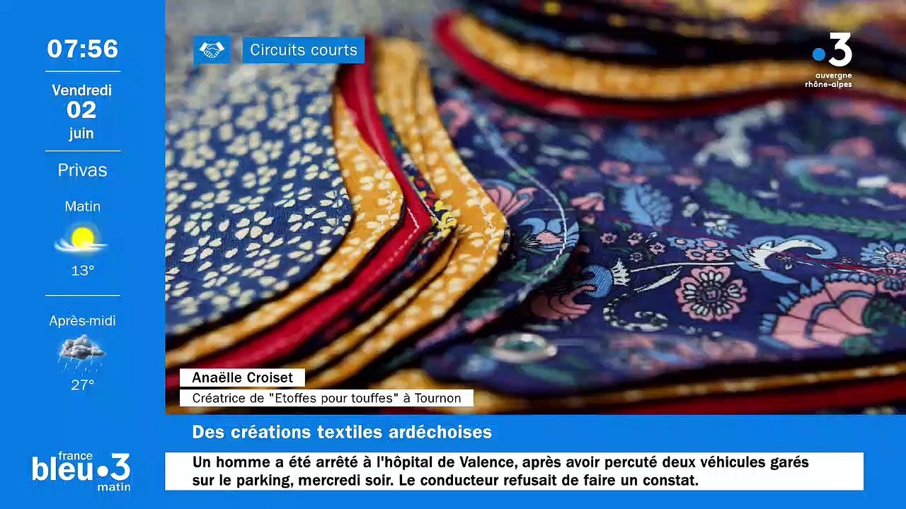 À Tournon-sur-Rhône, "Étoffes pour touffes", serviettes périodiques lavables, bouillottes sèches, cotons…