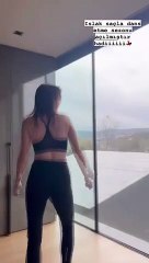 Melis Sezen, qui a dit "La saison de la danse avec les cheveux mouillés a commencé", a joué comme une folle.