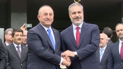 Yeni Dışişleri Bakanı Hakan Fidan, görevi Mevlüt Çavuşoğlu'ndan devraldı