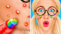 Extreme Makeover From Poor Nerd To Popular || Soft Girl Vs Rich Girl! Tiktok Beauty Hacks By 123 Go!