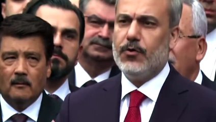 Dışişleri Bakanlığı görevine getirilen Hakan Fidan görevi resmi olarak devraldı.