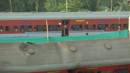 Train runs past site of deadly India derailment that killed at least 275 people