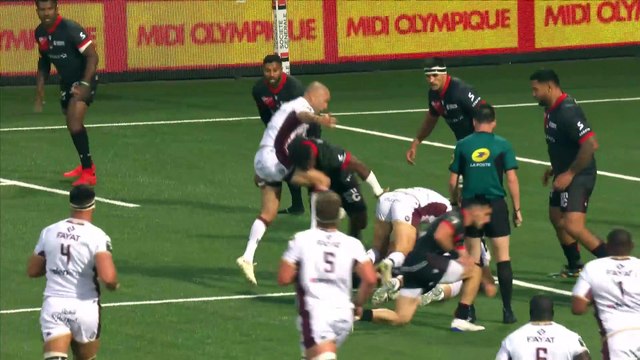 TOP 14 - Essai de Matthieu JALIBERT (UBB) - LOU Rugby - Union Bordeaux Bègles - Saison 2022-2023