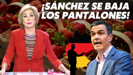  ANA ROSA, indignada por la bajada de pantalones de SÁNCHEZ ante la visita de los hombres de negro