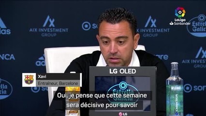 38e j. - Xavi réclame des recrues pour la saison prochaine