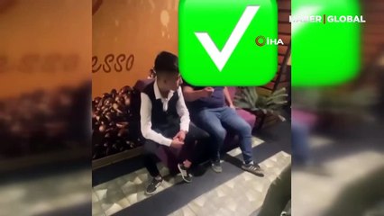 Doğum günü partisinde skandal görüntü: 100 lira yaktılar