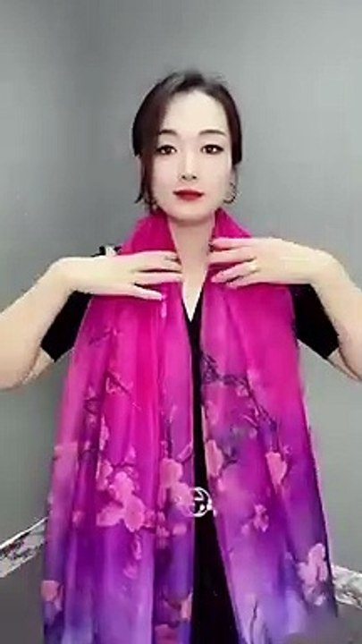 How to wear a tie &Towel For Beauty Style  part  7811