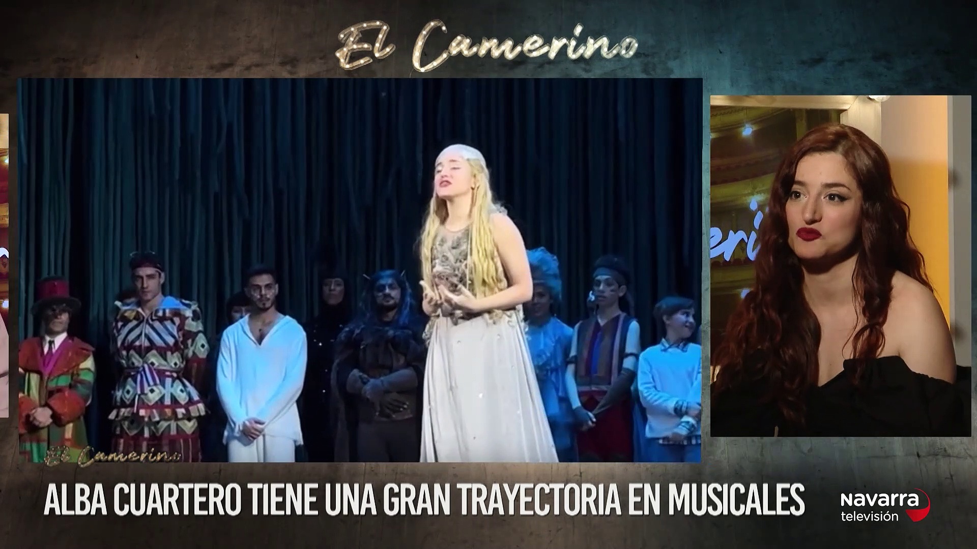 La actriz navarra Alba Cuartero protagoniza 'El tiempo entre costuras: el musical'