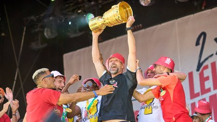 Rose auf Pokalfeier: "Demut tut immer gut im Leben"