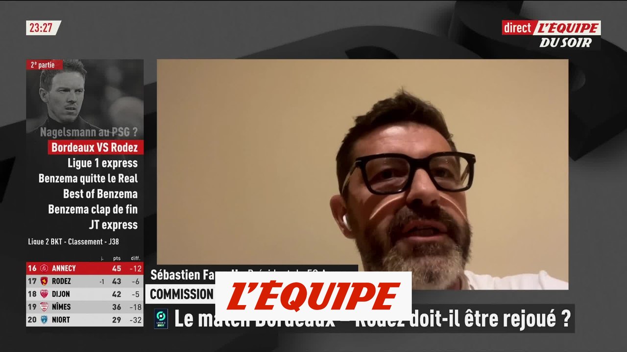 Faraglia : « Il est temps que la mascarade s'arrête » - Foot - L2 - Annecy