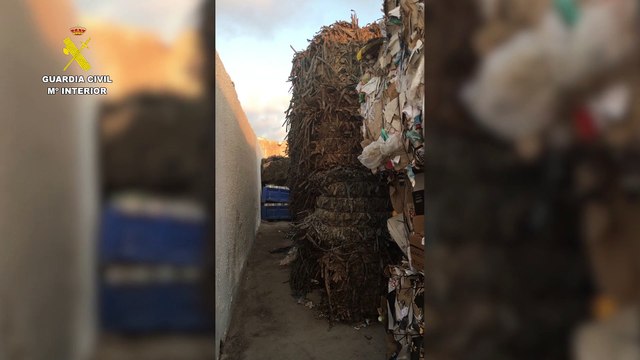 Investigan a ocho personas por el tráfico ilegal de más de 5.700 toneladas de residuos plásticos