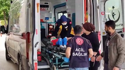 İnegöl'de 1 Katın Penceresinden Düşen Bebek Yaralandı