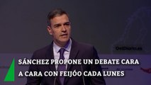 Sánchez, a la desesperada: propone un cara a cara semanal en televisión con Feijóo hasta el 23-J