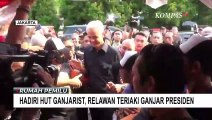 Hadiri HUT ke-2 Ganjarist di Jakarta, Ganjar Pranowo Diteriaki Presiden oleh Ribuan Relawan!