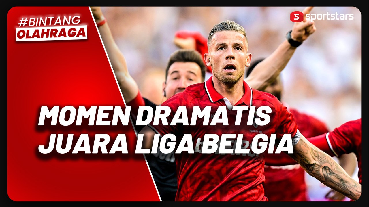 Tembakan Menit Berdarah Toby Alderweireld Bawa Juara Liga Belgia Setelah 66 Tahun