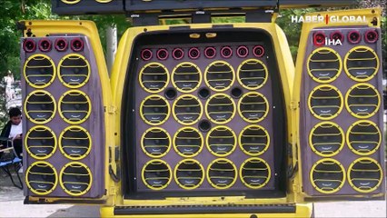 250 bin liralık araca 1,5 milyonluk ses sistemi döşetti